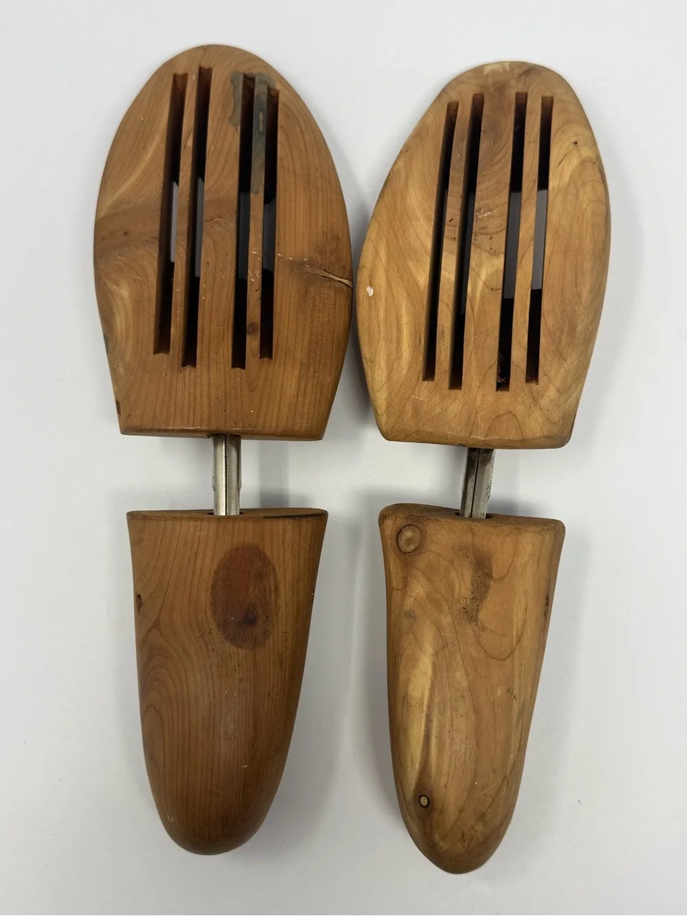 Vintage Neiman Marcus Cedar Shoe Trees Mens 12